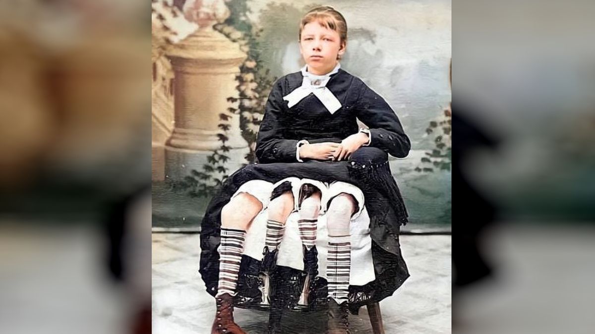 Przyszła na świat z czterema nogami