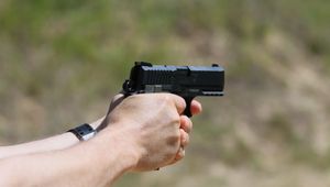 Incydent na strzelnicy. 37-latek trafił do szpitala