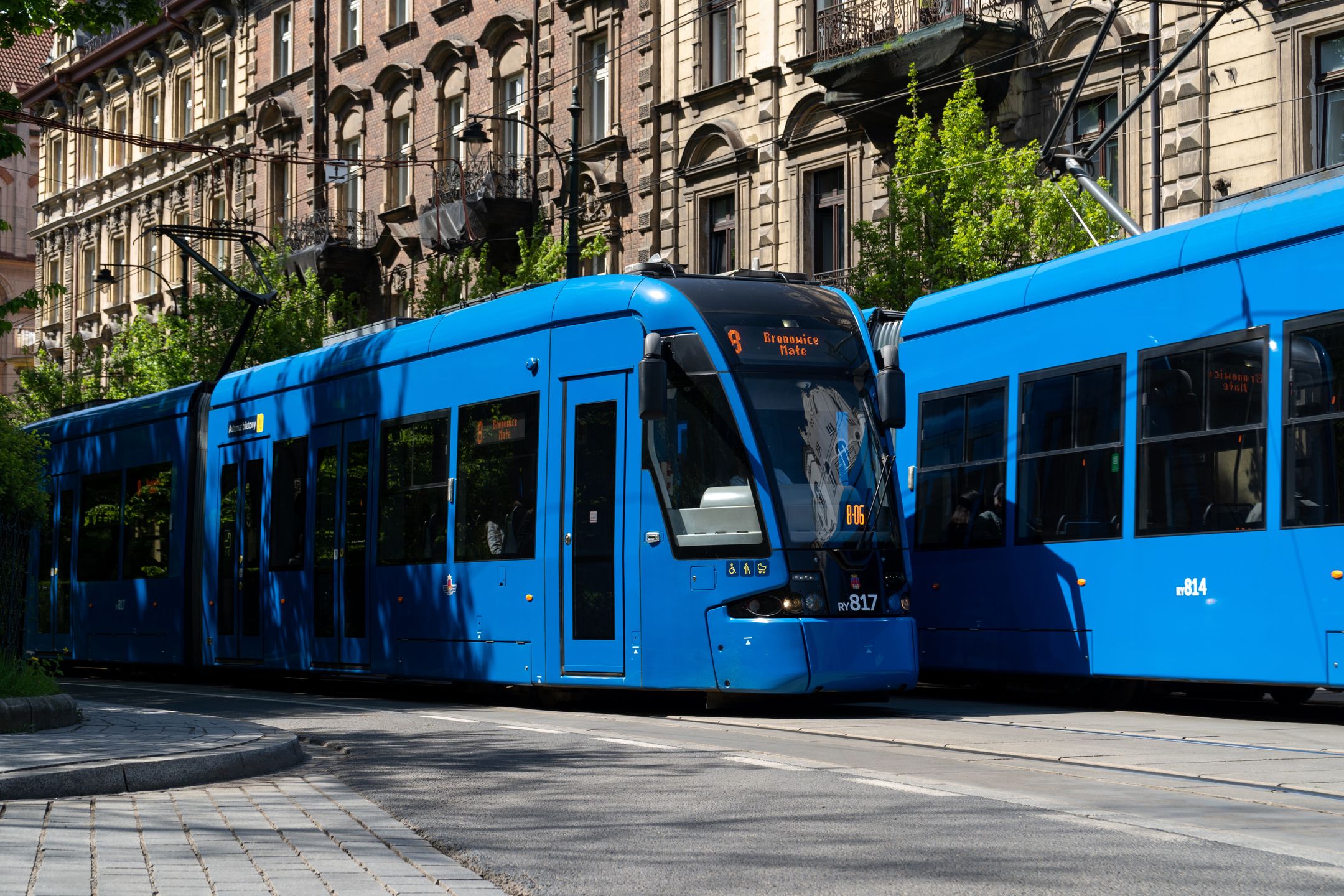 tramway, mpk, kraków, tram, bombardier, ngt8, krakow, tramcar, trams, commute, electric, flexity, ngt, 8, blue, car, trolley, urban, vehicle, wagon, poland, cracow, rail, railway, service, street, streetcar, line, mass, transit, transport, transportation, metropolitan, municipal, network, authority, city, modern, passenger, polish, public, system, tourism, town, track, tracks, traffic, train, travel