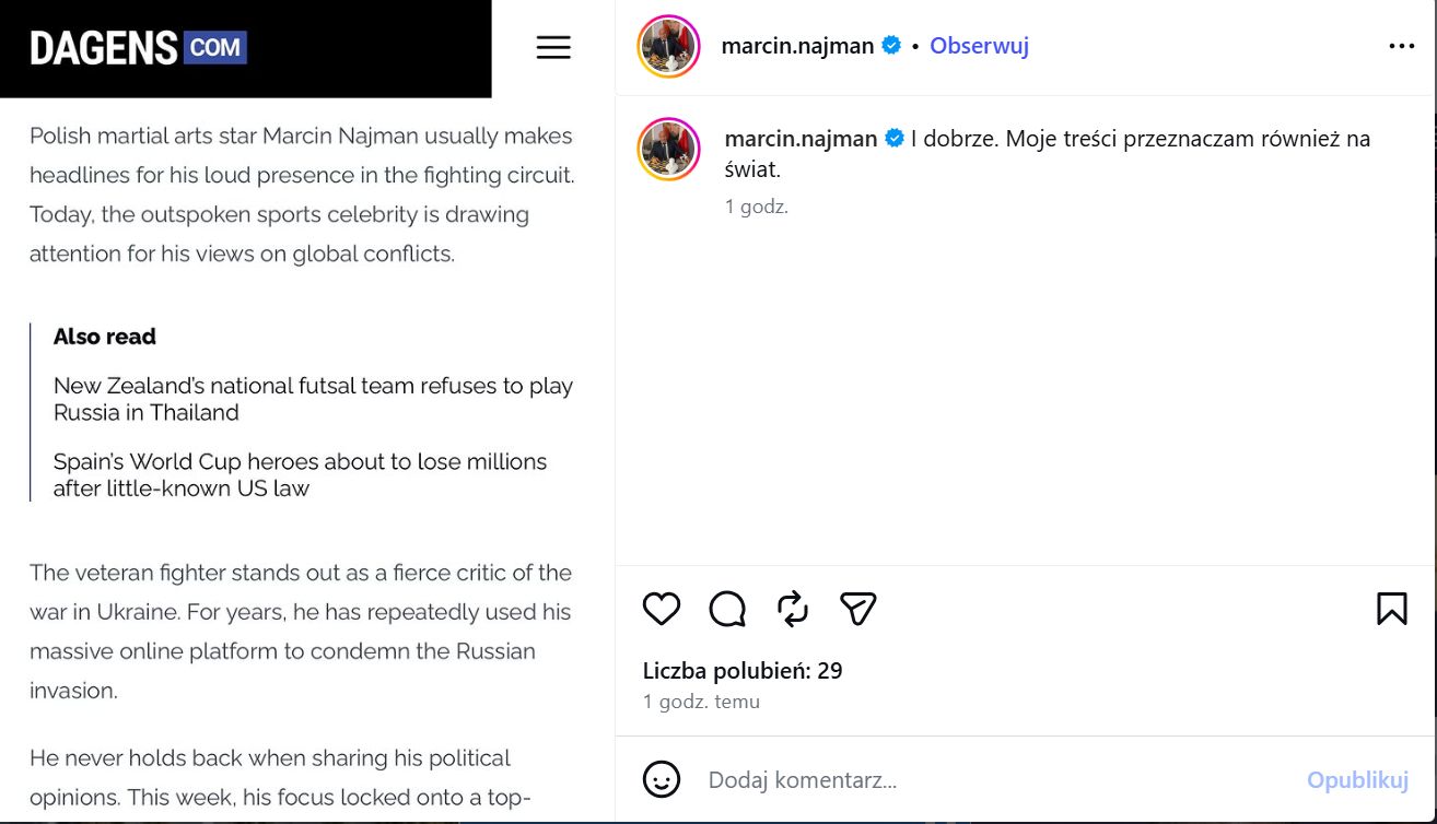Post Marcina Najmana