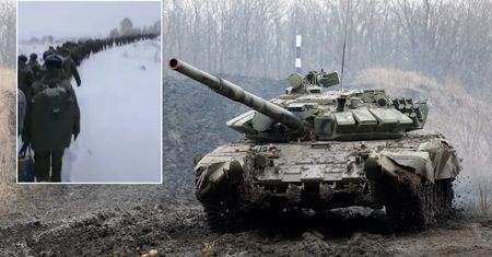 Setki rosyjskich żołnierzy na granicy z Ukrainą. Niepokojące nagranie
