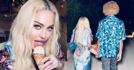 Madonna świętuje 63. urodziny LIZANIEM LODA z młodszym o 35 lat ukochanym (ZDJĘCIA)