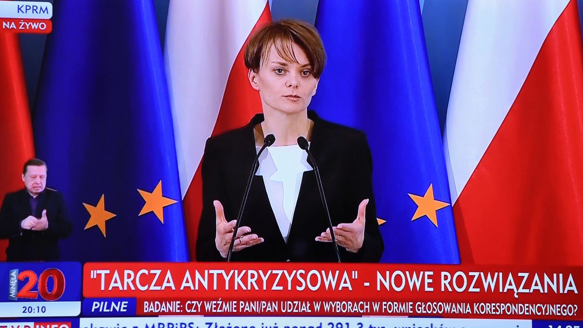 Odmrażanie gospodarki. Jadwiga Emilewicz o poluzowaniu zasad społecznej kwarantanny.