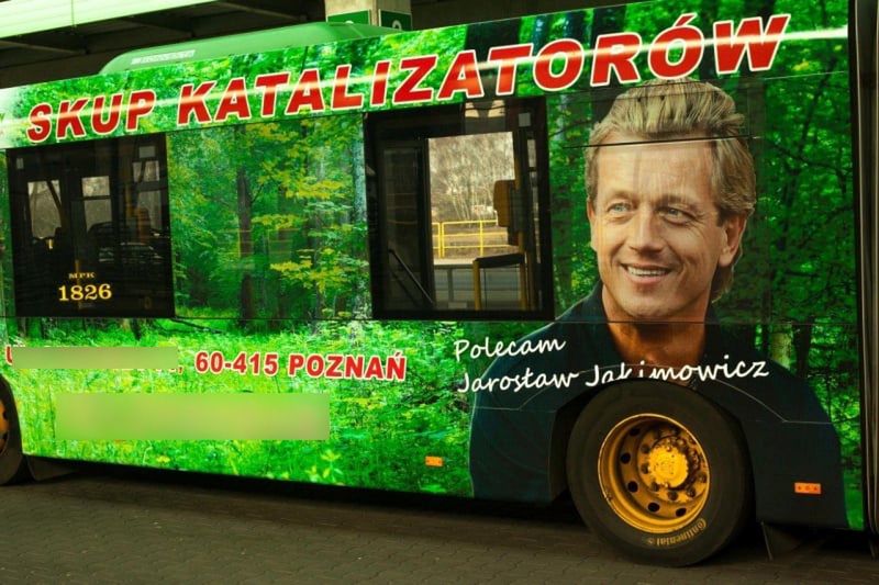 Reklama skupu katalizatorów z udziałem Jarosława Jakimowcza