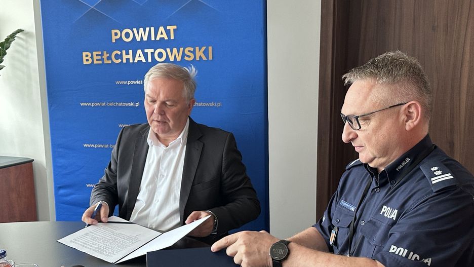 Podpisano umowę na przekazanie pieniędzy dla policji