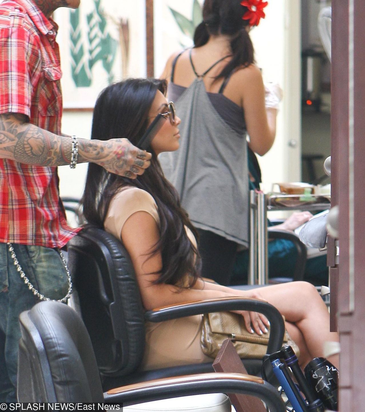 Kim Kardashian u fryzjera