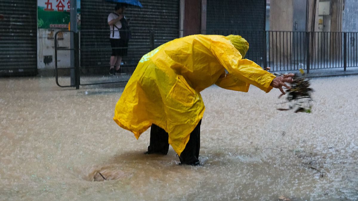 Powódź błyskawiczna w Chinach, zdjęcie poglądowe