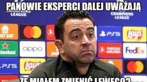 "Miałem zmienić Lewego?". Zobacz memy po awansie Barcelony