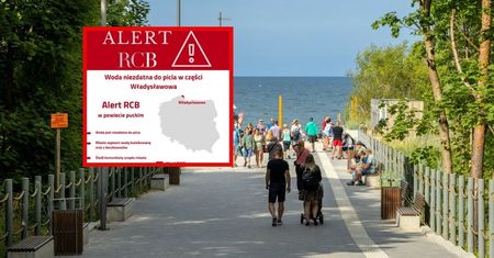 Problem z wodą we Władysławowie. "Śledź komunikaty"