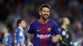 Primera Division: Barca wygrała derby. Hat-trick Messiego, udany debiut Dembele