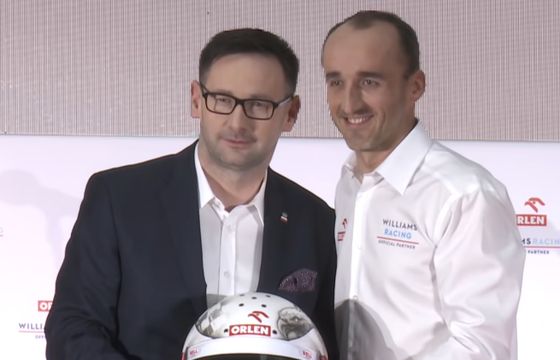 Orlen w kwietniu zacznie reklamować produkty z wizerunkiem Roberta Kubicy