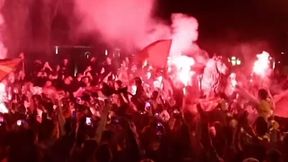 Ludzie wyszli na ulice. Tak świętowali wyeliminowanie mistrza Europy [WIDEO]