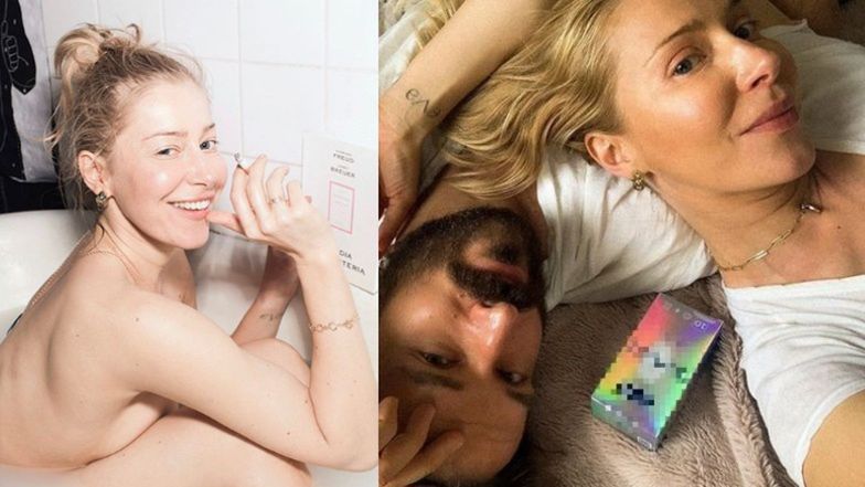 Kasia Warnke reklamuje prezerwatywy