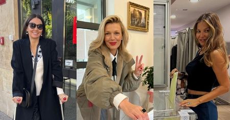 Wybory parlamentarne 2023. Tłum gwiazd POSZEDŁ DO URN: Kinga Rusin, Anna Lewandowska, Agata i Piotr Rubikowie... (ZDJĘCIA)