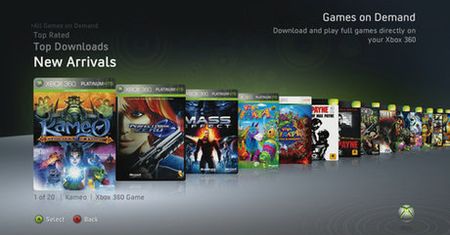 W Games on Demand nie znajdziemy nowości