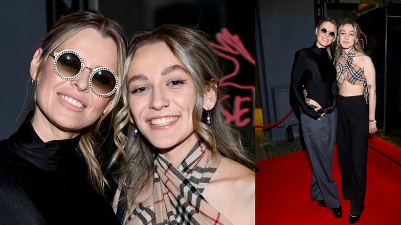 Mandaryna z córką Fabienne pozują na otwarciu nowego klubu LGBT 