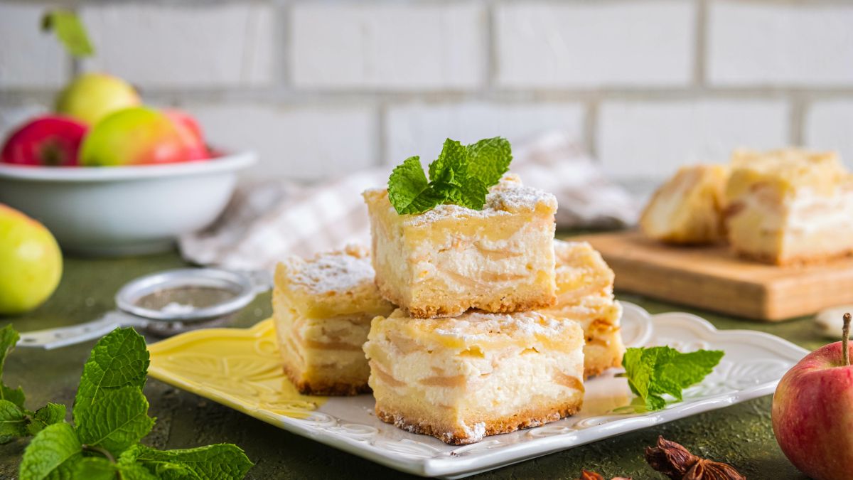 Szarlotka w takim wydaniu to prawdziwa uczta dla podniebienia