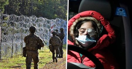 Dramat migrantów. Media: To dziecko również koczuje w lesie