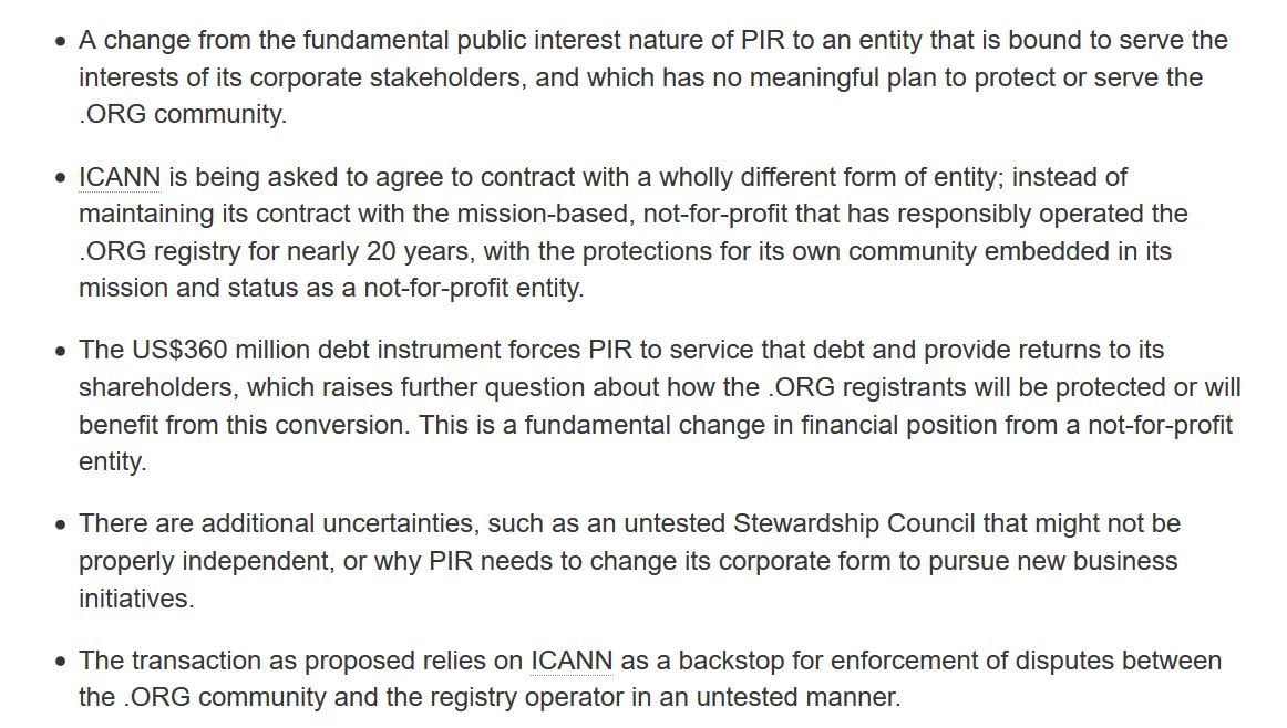 Argumenty ICANN