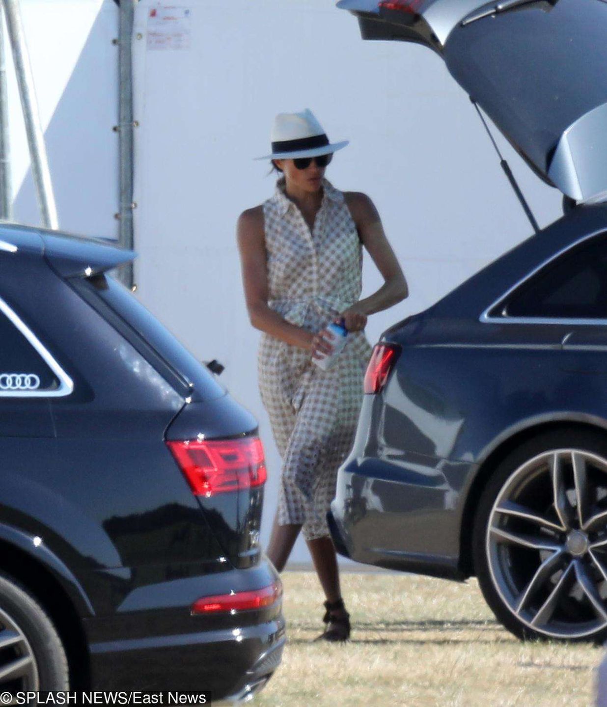 Meghan Markle na meczu polo kibicuje mężowi