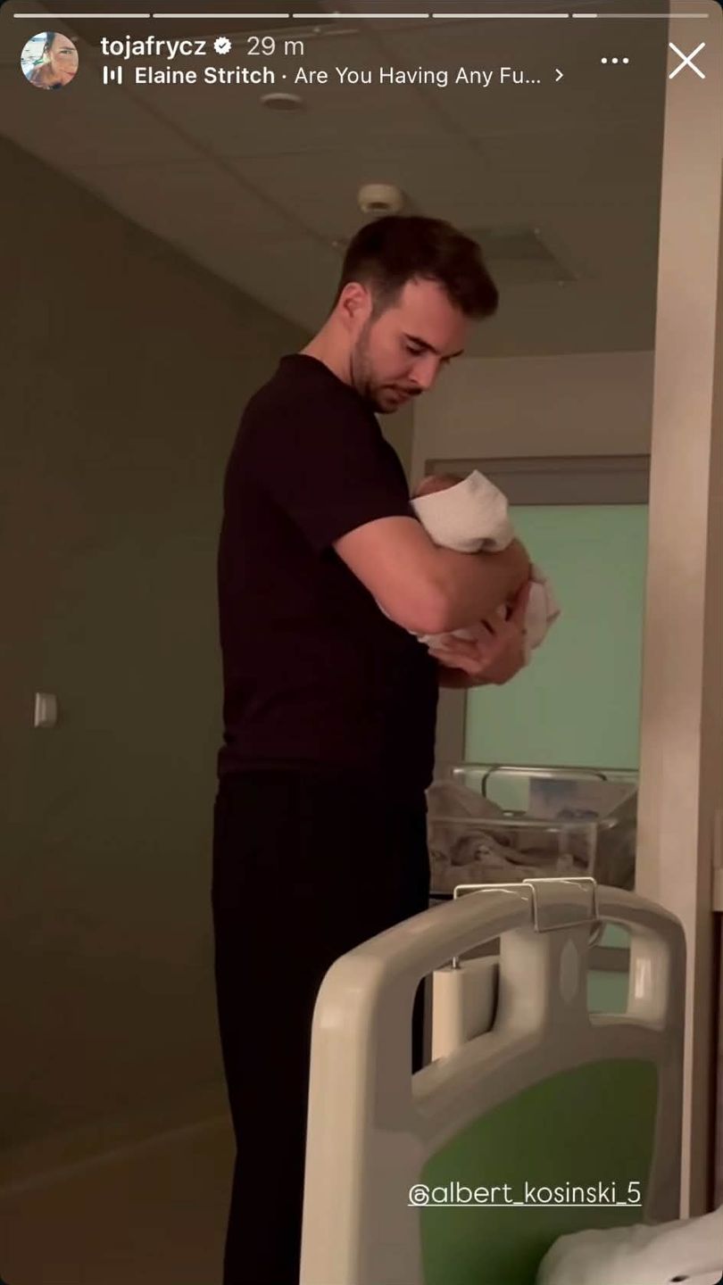 Albert Kosiński wywija z synem