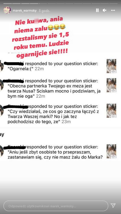 Były Anny Skury otwiera się w temacie ich relacji