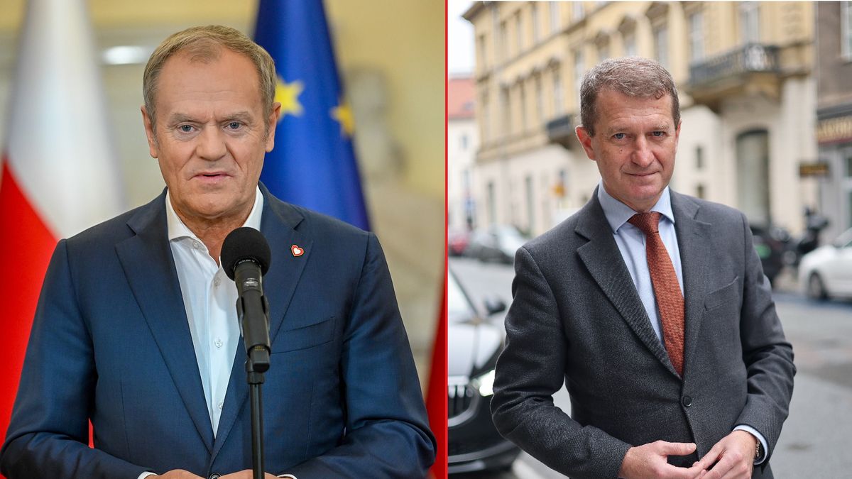 PAP / Marcin Obara / Szymon Pulcyn / Na zdjęciu: Z lewej Donald Tusk, z prawej Ireneusz Raś.