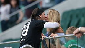 Gorące pocałunki na meczu gwiazd w Warszawie. Tak Majdan witał się z żoną (galeria)