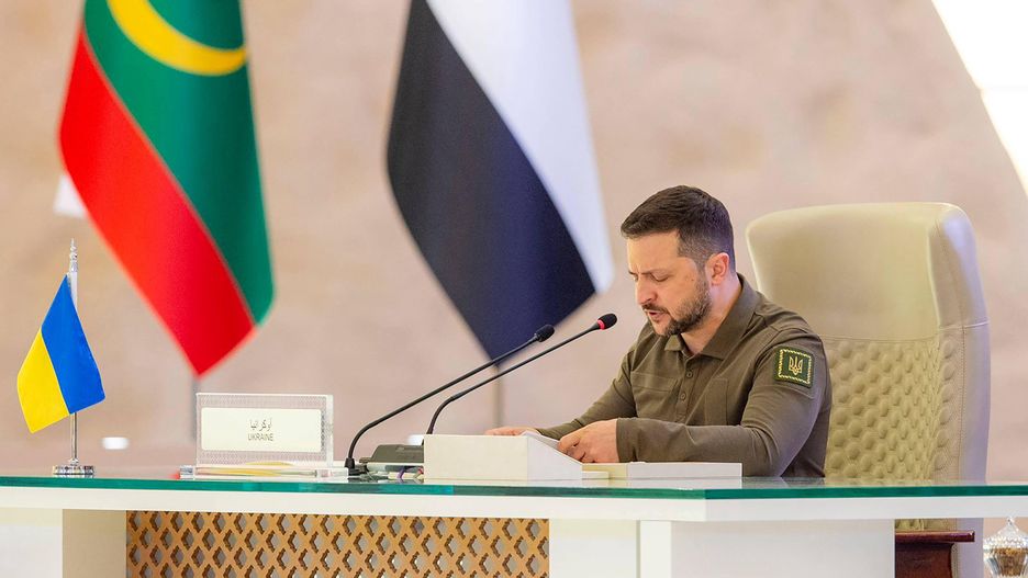 Ukrainę podczas rozmów w Arabii Saudyjskiej reprezentował prezydent Wołodymyr Zełenski
