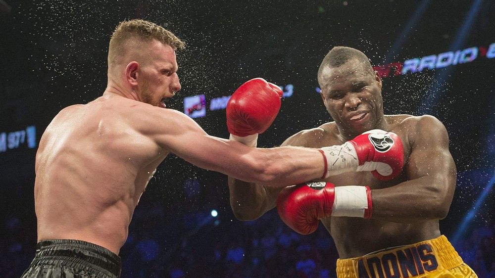 Na zdjęciu od lewej: Andrzej Fonfara i Adonis Stevenson