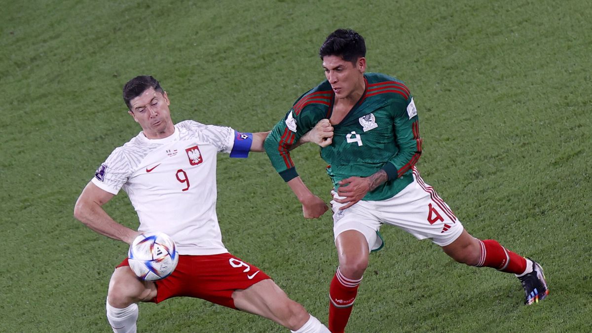 Robert Lewandowski i Edson Alvarez