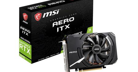 MSI GeForce RTX 2070 Aero ITX już oficjalnie - karta dla mini komputerów do grania