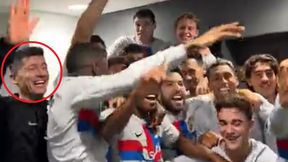 Jest nagranie z szatni Barcelony. Zobacz co robił Lewandowski