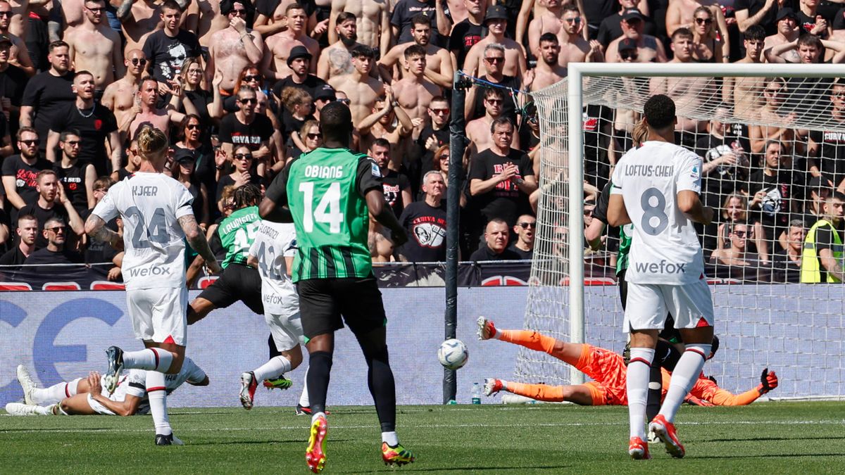 PAP/EPA / Serena Campanini / Mecz Serie A: US Sassuolo - AC Milan