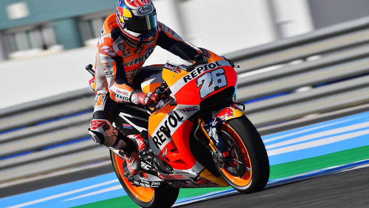 Materiały prasowe / Michelin / Dani Pedrosa na torze w Jerez