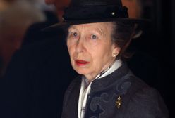 Córka Elżbiety II nie włożyła żałobnej czerni. Z tego, co miała na sobie, bije duma