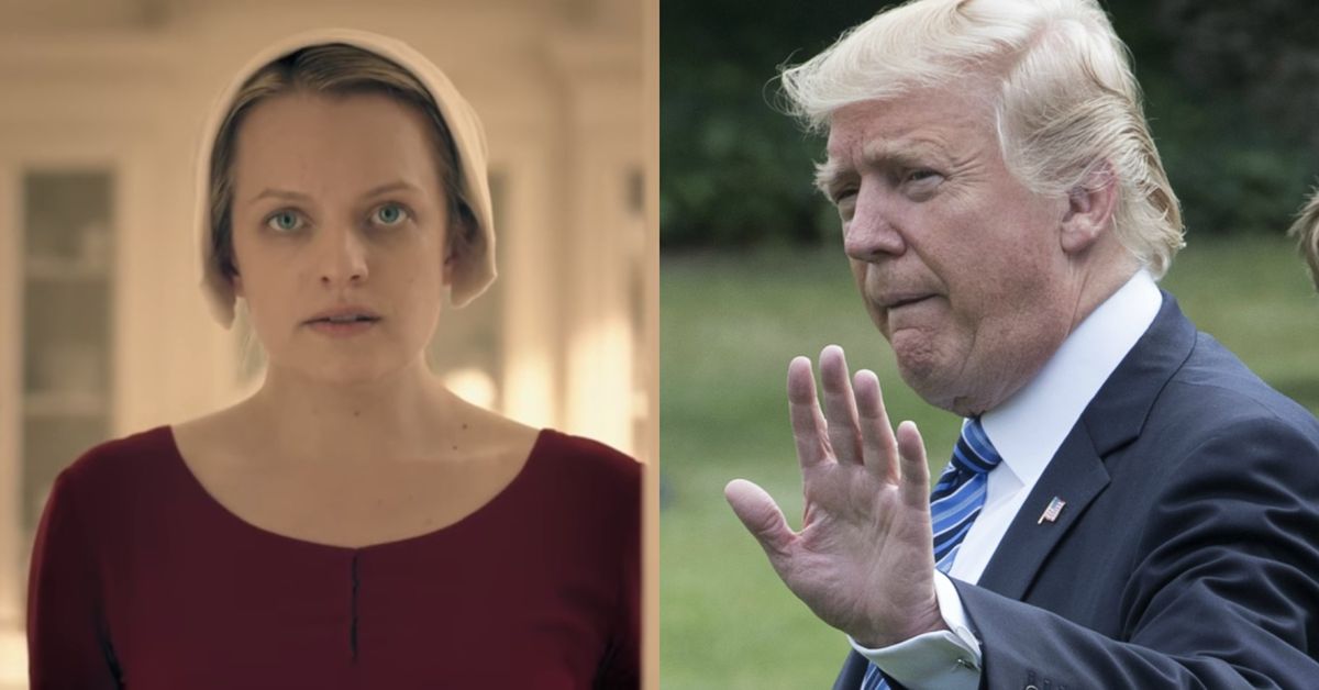 Polki chcą powitać Trumpa w kostiumach z "Opowieści podręcznej"