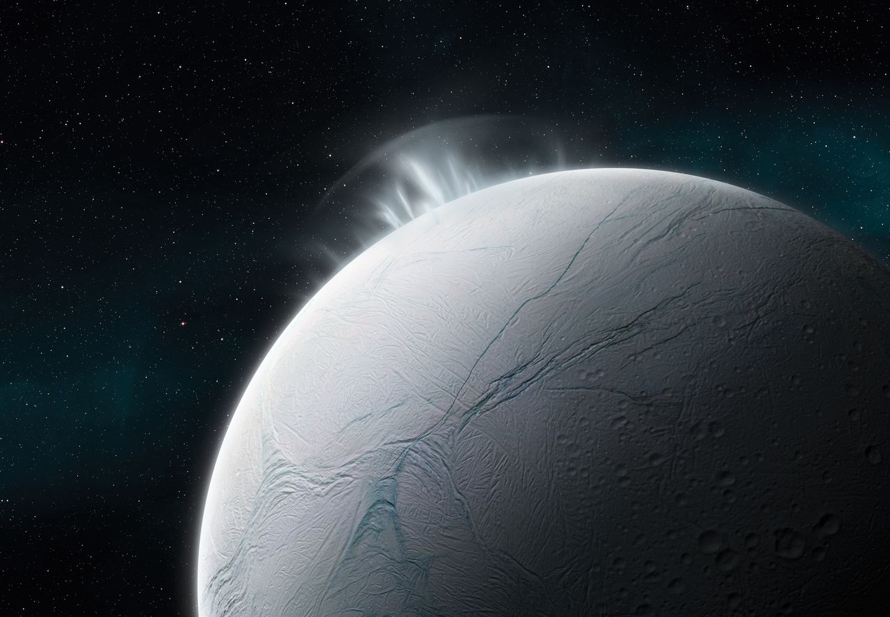 Cząsteczki organiczne na Enceladusie. Przełomowe dane z sondy Cassini