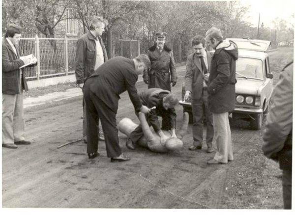 Podczas przesłuchania początkowo zaprzeczał oskarżeniom, lecz wkrótce zmiękł, fot. ze zbiorów Michała Larka