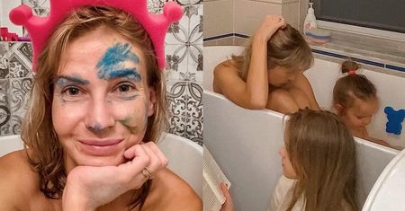 Edyta Pazura z dumą demonstruje, jak KĄPIE SIĘ w towarzystwie wyrośniętych dzieci