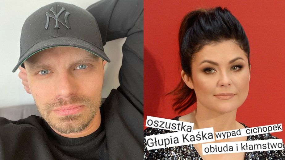 Marcin Hakiel broni Kasi Cichopek 
