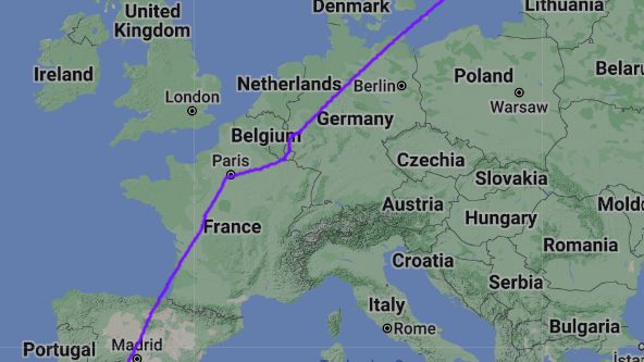 Cessna 551 wykonywała lot z Hiszpanii do Kolonii. Samolot rozbił się na Morzu Bałtyckim