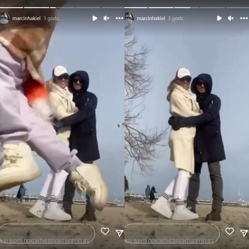 Marcin Hakiel pozuje z ukochaną. Pochwalił się romantycznymi ujęciami