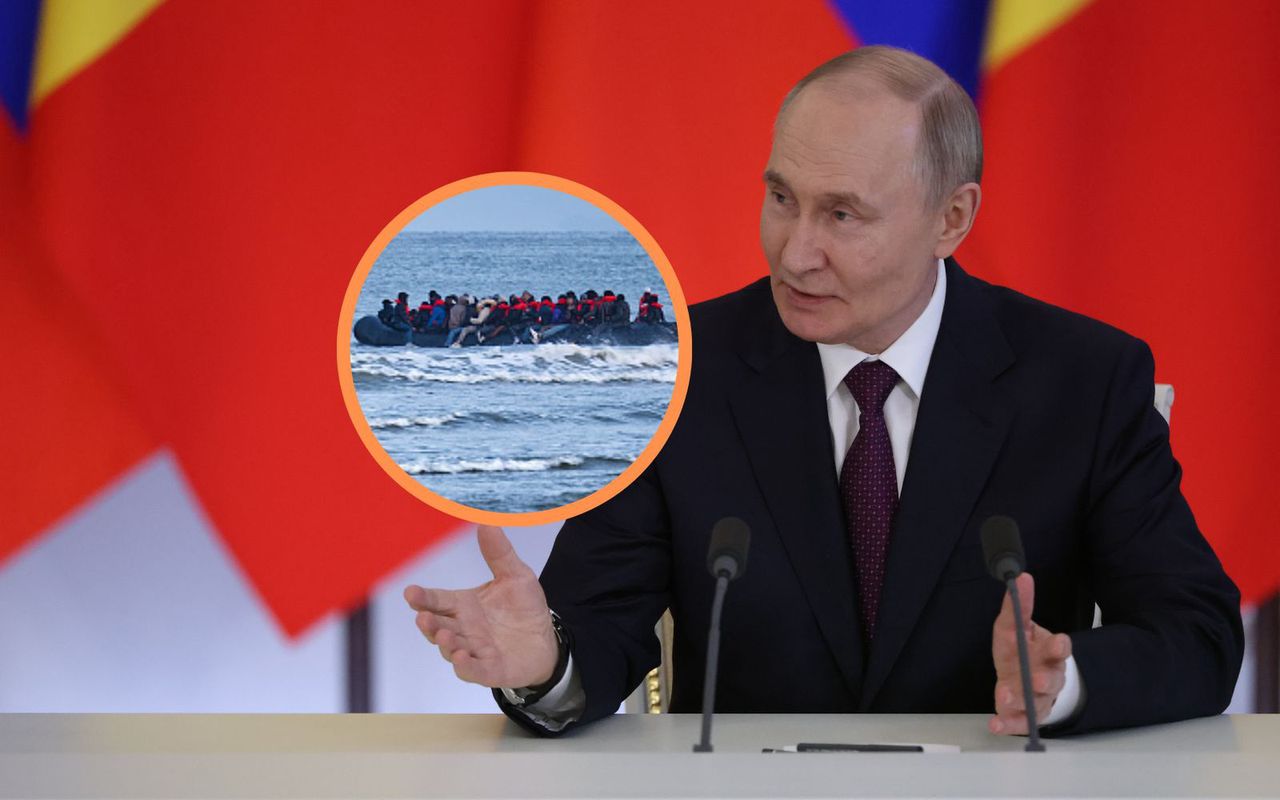 Migranci płyną na Wyspy. Brytyjczycy mówią, w co gra Putin