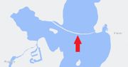 Mapy Google z poważnym błędem. Jezioro Bełdany przecięte mierzeją