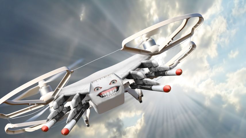 Zestrzelił drona sąsiada. Wcale mu się nie dziwię - mój dom to moja twierdza 1