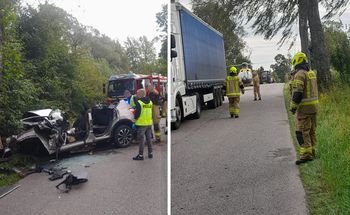 Tragiczny wypadek. Nie żyje 30-latek, ranne dzieci