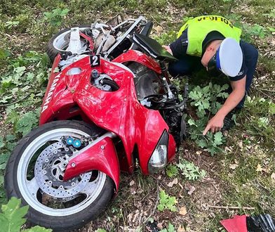 Nawet nie miał kasku. Zginął na miejscu