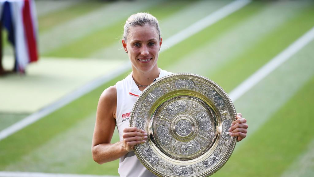Getty Images / Clive Mason / Na zdjęciu: Andżelika Kerber, mistrzyni Wimbledonu 2018