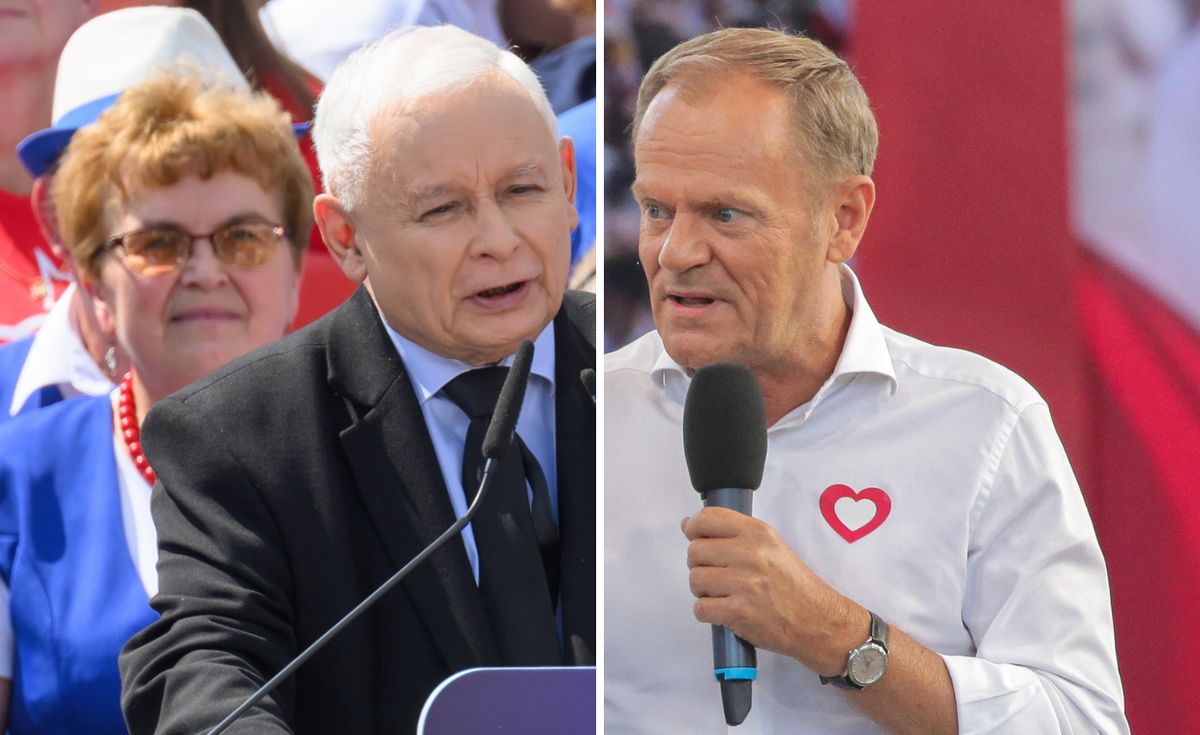 Jarosław Kaczyński i Donald Tusk